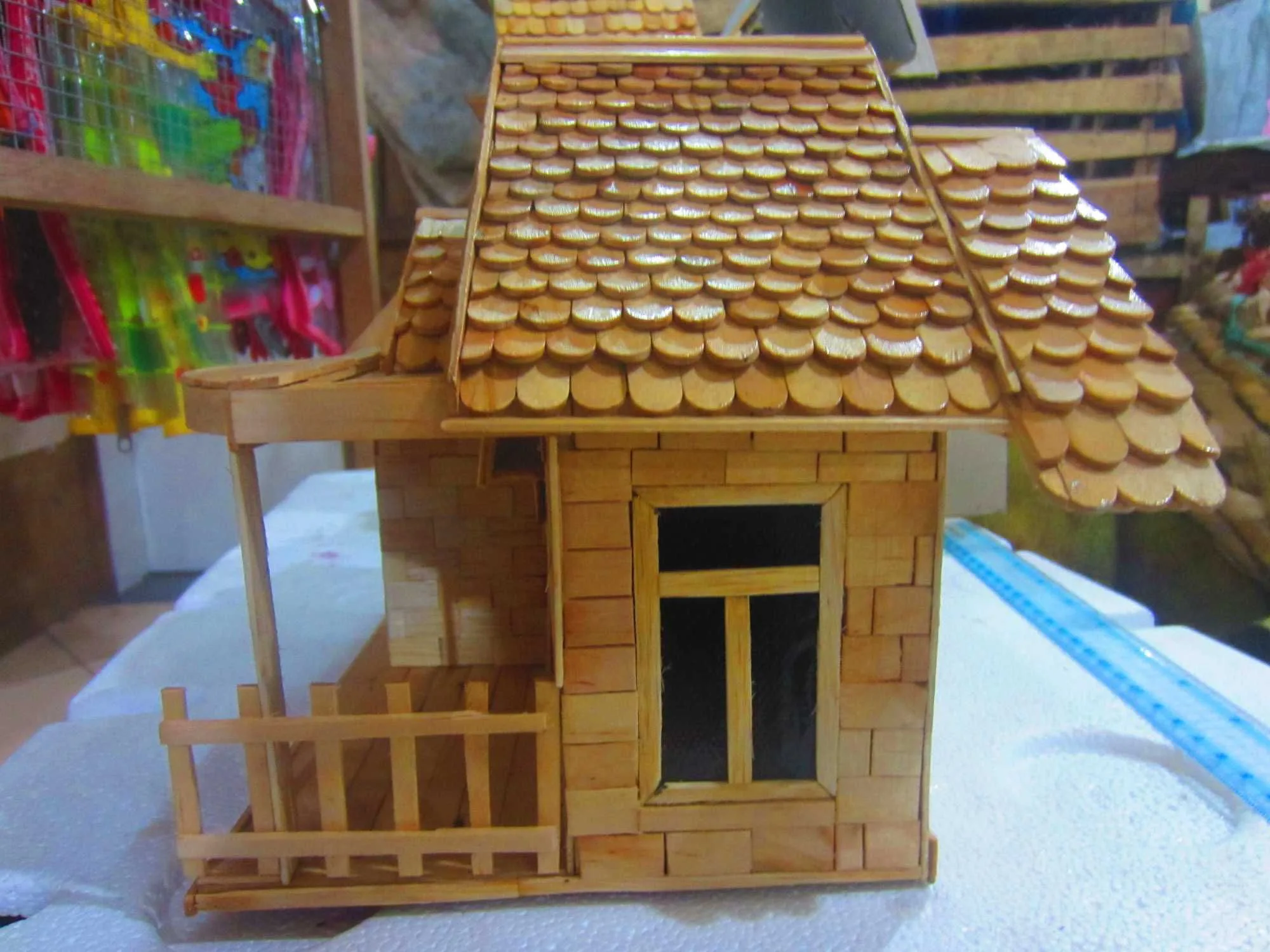 Cara Membuat Miniatur Rumah Dari Kardus Dan Stik Es Krim Bekas
